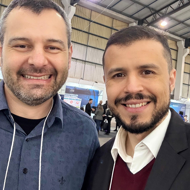 Diógenes Zãn e o Presidente do COSEMS