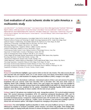 Estudo da The Lancet revela impacto dos atrasos no atendimento ao AVC e reforça importância de modelos estruturados de telemedicina